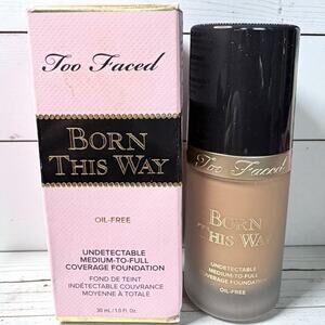 Too Faced Born This Way Foundation, 1 fl oz/ 30ml Caramel NIB